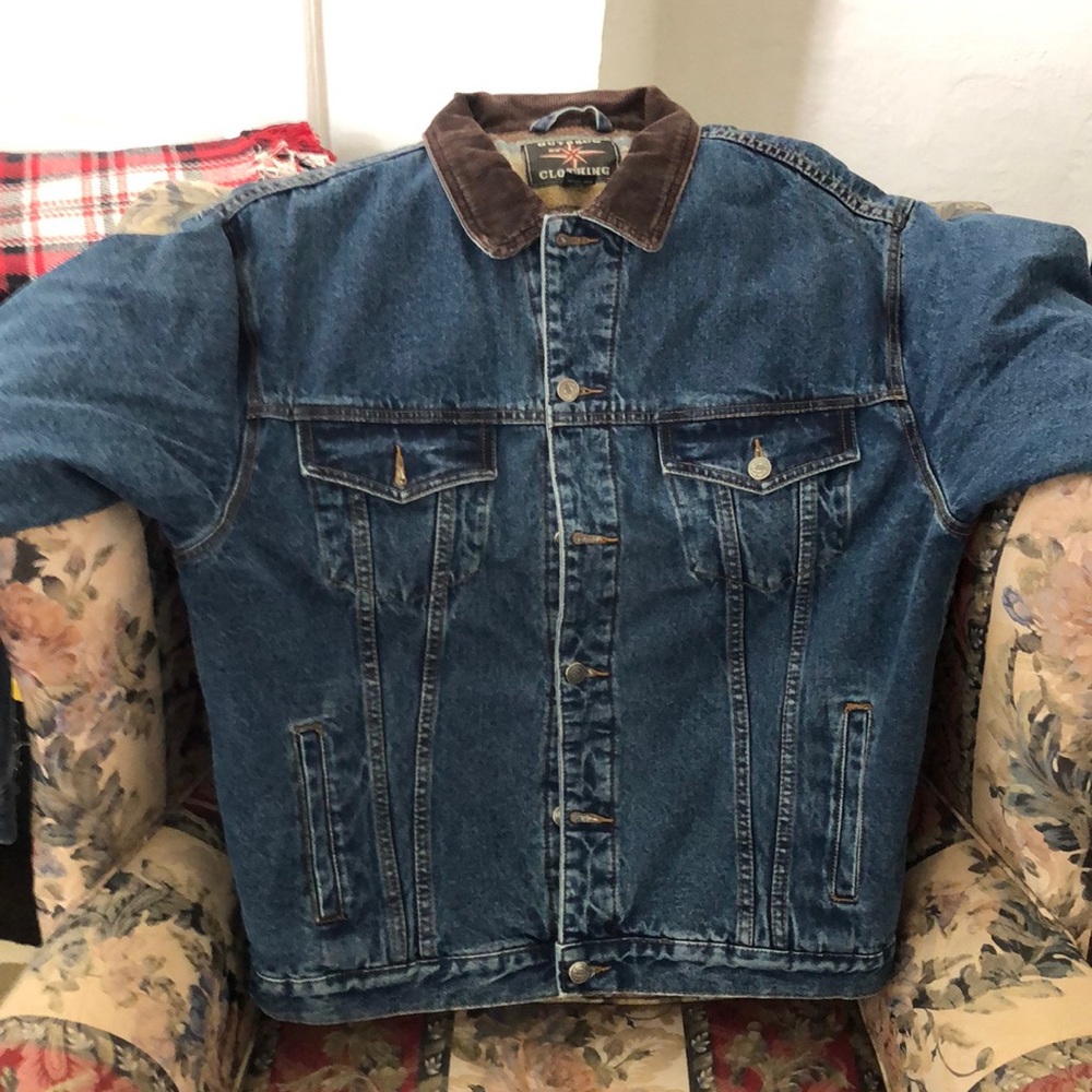 Vintage Western Rugged outdoors denim winter jacket